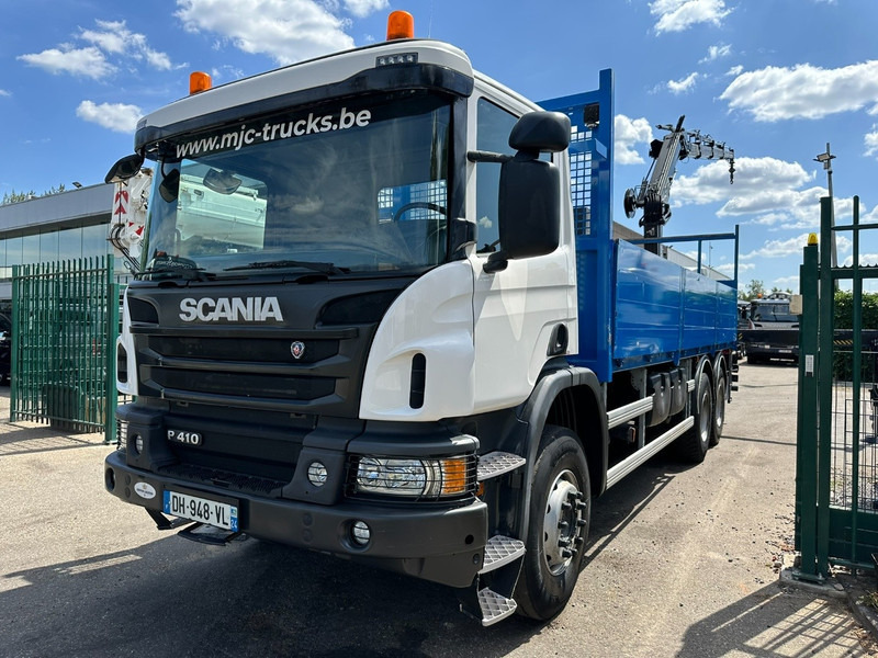 Scania P410 6x4 + CRANE HIAB 166 ES-4 - RETARDER - ROTATOR - PLATFORM 6m80 - BIG AXLES HUB REDUCTION - STEEL SPRING - Автоманипулятор: фото 4 Scania P410 6x4 + CRANE HIAB 166 ES-4 - RETARDER - ROTATOR - PLATFORM 6m80 - BIG AXLES HUB REDUCTION - STEEL SPRING - Автоманипулятор: фото 4