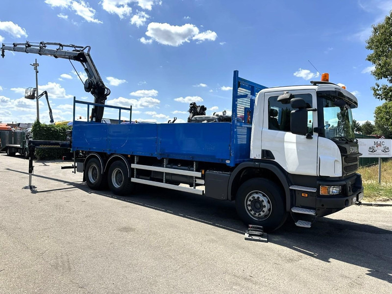 Scania P410 6x4 PRITSCHE + KRAN HIAB 166 ES-4 - RETARDER - ROTATOR - PLATFORM 6m80 - BIG AXLES HUB REDUCTION - STEEL SPRING - Грузовик бортовой/ Платформа, Автоманипулятор: фото 3 Scania P410 6x4 PRITSCHE + KRAN HIAB 166 ES-4 - RETARDER - ROTATOR - PLATFORM 6m80 - BIG AXLES HUB REDUCTION - STEEL SPRING - Грузовик бортовой/ Платформа, Автоманипулятор: фото 3