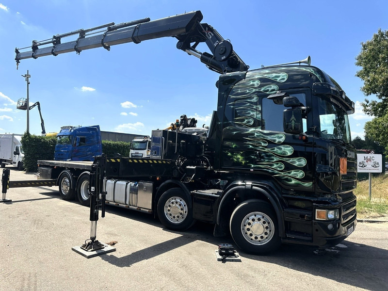 Scania R620 8x2 + CRANE HIAB 800 EP-5 HIPRO - RETARDER - LIFT/STEERING AXLE - HIGHLINE SLEEPER - LEATHER - ALCOA - Автоманипулятор: фото 1 Scania R620 8x2 + CRANE HIAB 800 EP-5 HIPRO - RETARDER - LIFT/STEERING AXLE - HIGHLINE SLEEPER - LEATHER - ALCOA - Автоманипулятор: фото 1