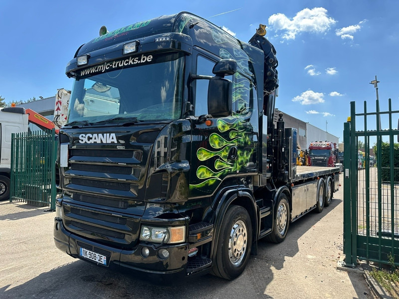Scania R620 8x2 + CRANE HIAB 800 EP-5 HIPRO - RETARDER - LIFT/STEERING AXLE - HIGHLINE SLEEPER - LEATHER - ALCOA - Автоманипулятор: фото 4 Scania R620 8x2 + CRANE HIAB 800 EP-5 HIPRO - RETARDER - LIFT/STEERING AXLE - HIGHLINE SLEEPER - LEATHER - ALCOA - Автоманипулятор: фото 4
