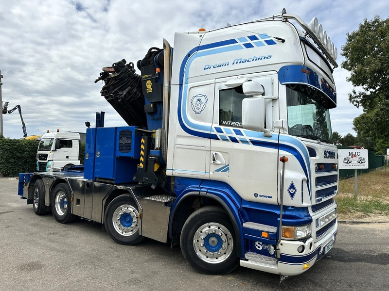 Scania R500 8x2 ZSM + KRAN 100Tm! PALFINGER PK100002 G 8x + 1 ME - RETARDER - ALCOA DURA BRIGHT - LIFT + STEERING - 5/6 HYDR F - TÜV 05/2026 - TOP CONDITION - Тягач: фото 1 Scania R500 8x2 ZSM + KRAN 100Tm! PALFINGER PK100002 G 8x + 1 ME - RETARDER - ALCOA DURA BRIGHT - LIFT + STEERING - 5/6 HYDR F - TÜV 05/2026 - TOP CONDITION - Тягач: фото 1
