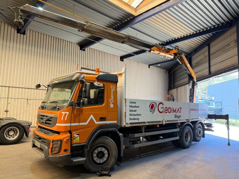 Volvo FMX 410 6x2 + CRANE FASSI F155 (3x) + ROTATOR + RADIO - LIFT + STEERING AXLE - PLATFORM 6m50 - EURO 5 - Автоманипулятор: фото 1 Volvo FMX 410 6x2 + CRANE FASSI F155 (3x) + ROTATOR + RADIO - LIFT + STEERING AXLE - PLATFORM 6m50 - EURO 5 - Автоманипулятор: фото 1