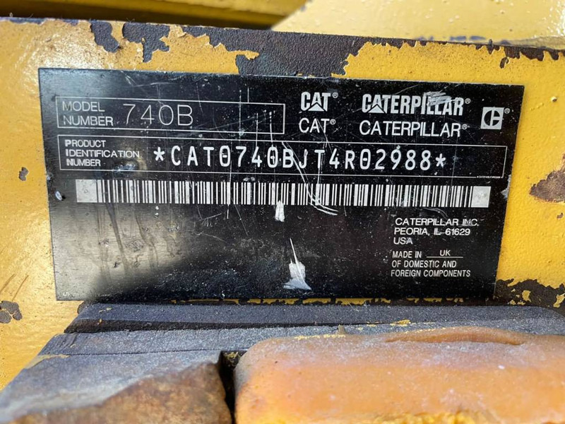 Сочленённый самосвал Cat 740B: фото 6