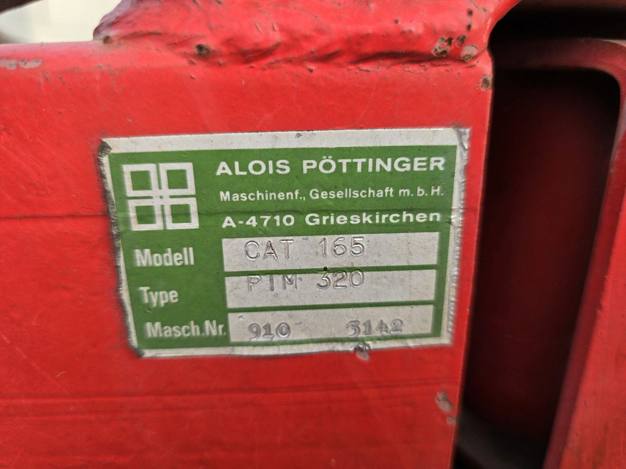 PÖTTINGER CAT 165 - Косилка: фото 4 PÖTTINGER CAT 165 - Косилка: фото 4