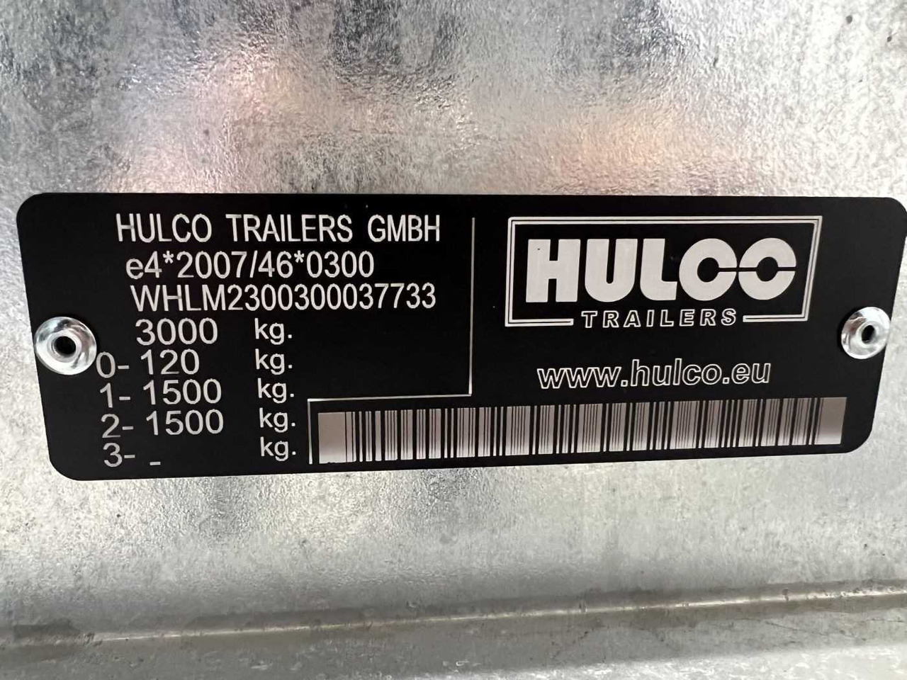 HULCO Medax-2 3000 Plane Hochlader - Прицеп для легкового автомобиля: фото 3 HULCO Medax-2 3000 Plane Hochlader - Прицеп для легкового автомобиля: фото 3