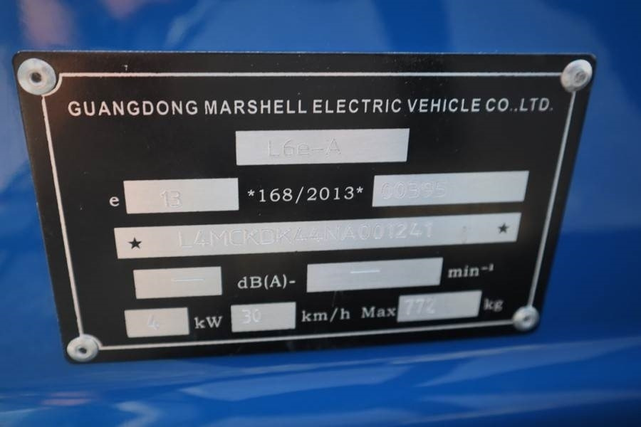 Коммунальная/ Специальная техника BRINGO L6E-A Dutch Registration, Valid inspection,: фото 6 Коммунальная/ Специальная техника BRINGO L6E-A Dutch Registration, Valid inspection,: фото 6