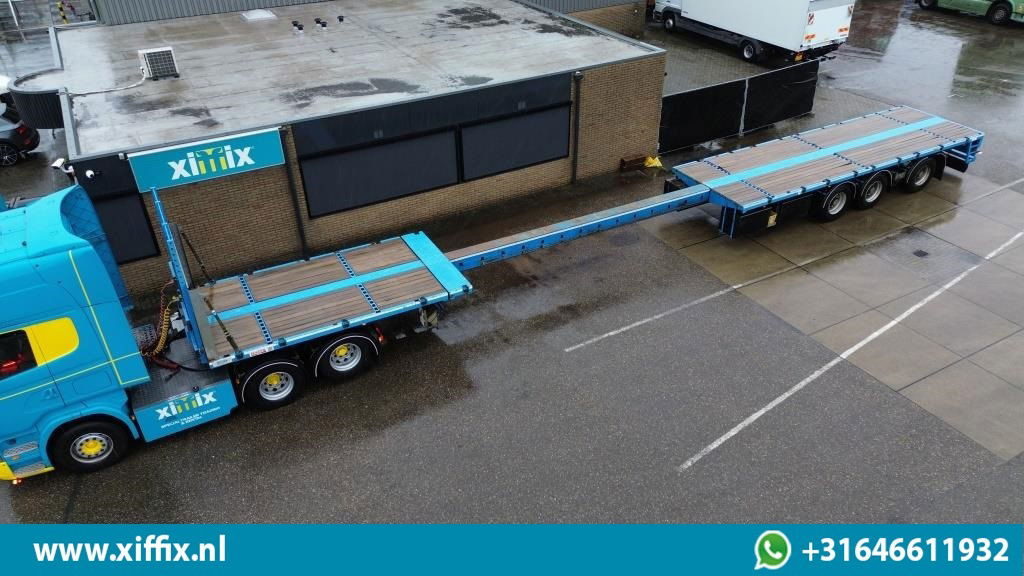 ES-GE 3-ass. Vlakke uitschuifbare oplegger / Naloop gestuurd - Полуприцеп бортовой/ Платформа: фото 1 ES-GE 3-ass. Vlakke uitschuifbare oplegger / Naloop gestuurd - Полуприцеп бортовой/ Платформа: фото 1