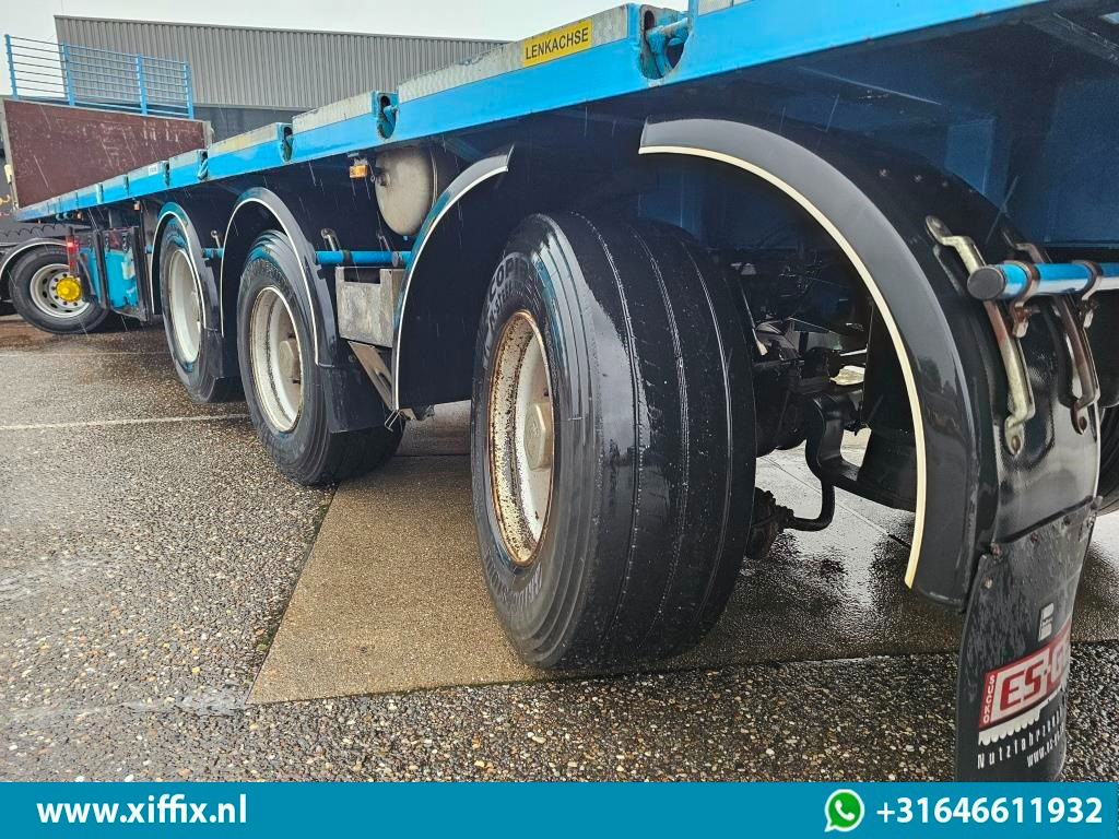 ES-GE 3-ass. Vlakke uitschuifbare oplegger / Naloop gestuurd - Полуприцеп бортовой/ Платформа: фото 5 ES-GE 3-ass. Vlakke uitschuifbare oplegger / Naloop gestuurd - Полуприцеп бортовой/ Платформа: фото 5