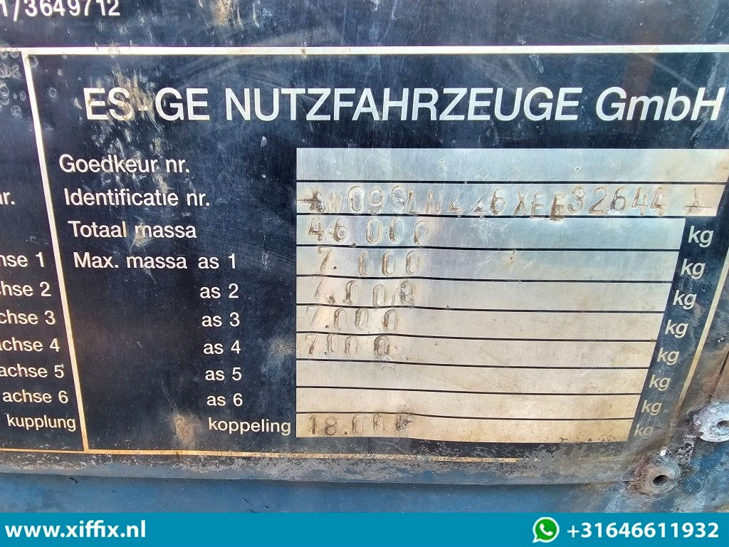 Низкорамный полуприцеп ES-GE 4-ass. Uitschuifbare semi dieplader / 78 cm. Hoog / 2x naloop gestuurd: фото 15 Низкорамный полуприцеп ES-GE 4-ass. Uitschuifbare semi dieplader / 78 cm. Hoog / 2x naloop gestuurd: фото 15