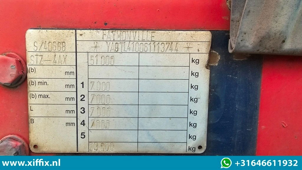 Низкорамный полуприцеп Faymonville 4-ass. Uitschuifbare semi dieplader / 78 cm. Hoog / 3x gestuurd: фото 15