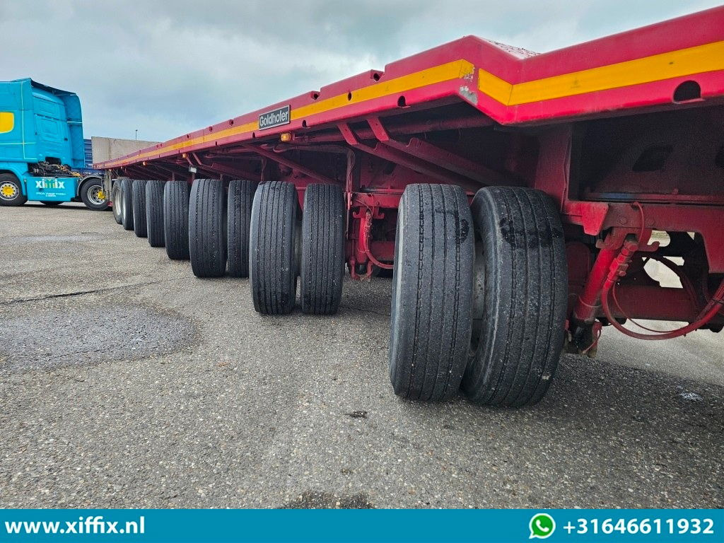 Goldhofer 8-ass. Vlakke oplegger / 7x gestuurd - Полуприцеп бортовой/ Платформа: фото 5 Goldhofer 8-ass. Vlakke oplegger / 7x gestuurd - Полуприцеп бортовой/ Платформа: фото 5