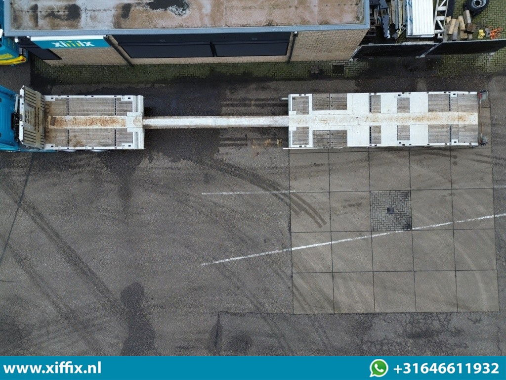 Kässbohrer 3-ass. Vlakke uitschuifbare Mega oplegger / Naloop gestuurd - Полуприцеп бортовой/ Платформа: фото 3 Kässbohrer 3-ass. Vlakke uitschuifbare Mega oplegger / Naloop gestuurd - Полуприцеп бортовой/ Платформа: фото 3