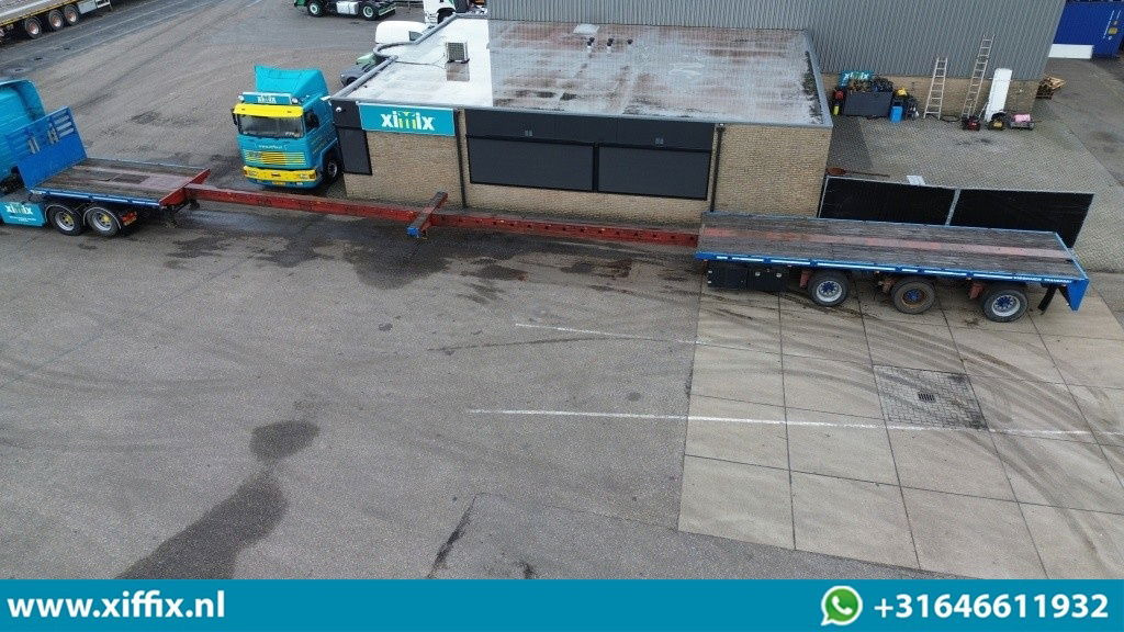 Lako 3-ass. Vlakke dubbel 2x uitschuifbare oplegger / 3x gestuurd - Полуприцеп бортовой/ Платформа: фото 2 Lako 3-ass. Vlakke dubbel 2x uitschuifbare oplegger / 3x gestuurd - Полуприцеп бортовой/ Платформа: фото 2