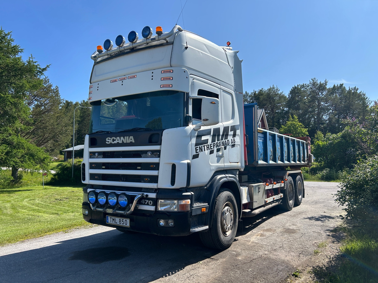 Scania R124GB 6X2 - Крюковой мультилифт: фото 1 Scania R124GB 6X2 - Крюковой мультилифт: фото 1