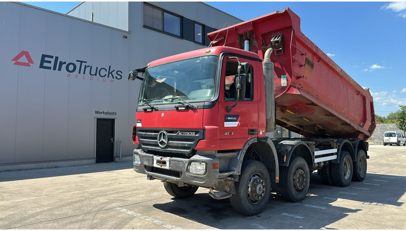Mercedes-Benz Actros 4141 (8X6 / LAMES / STEEL / BIG AXLE / GRAND PONT / TAMBOURS / MANUAL GETRIEBE / MANUAL GEARBOX) - Самосвал: фото 1 Mercedes-Benz Actros 4141 (8X6 / LAMES / STEEL / BIG AXLE / GRAND PONT / TAMBOURS / MANUAL GETRIEBE / MANUAL GEARBOX) - Самосвал: фото 1