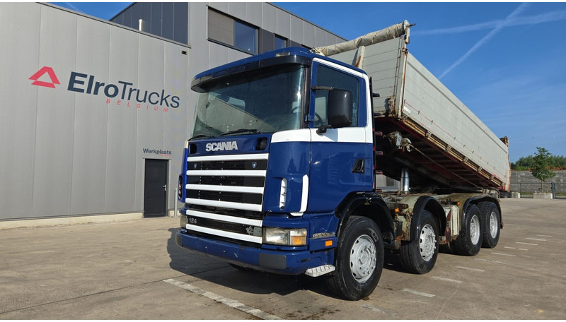 Scania 124-420 (BIG AXLE / GRAND PONT / LAMES / STEEL SUSP. / MANUAL GEARBOX / BOITE MANUELLE) - Самосвал: фото 1 Scania 124-420 (BIG AXLE / GRAND PONT / LAMES / STEEL SUSP. / MANUAL GEARBOX / BOITE MANUELLE) - Самосвал: фото 1