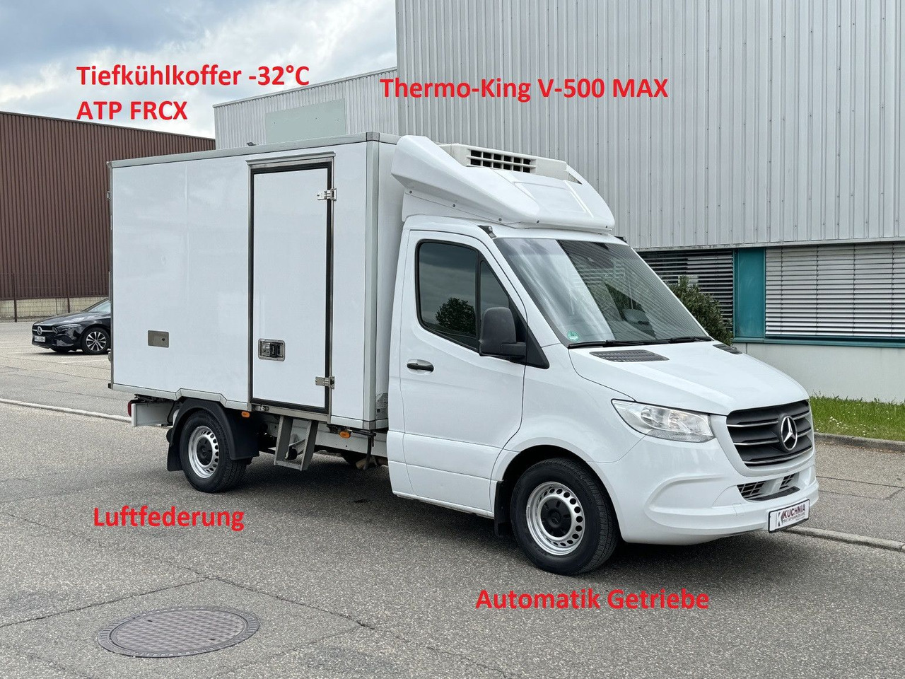 Mercedes-Benz Sprinter 316 Tiefkühl 3,3m TK V-500 MAX Luftgef. - Малотоннажный рефрижератор: фото 1 Mercedes-Benz Sprinter 316 Tiefkühl 3,3m TK V-500 MAX Luftgef. - Малотоннажный рефрижератор: фото 1