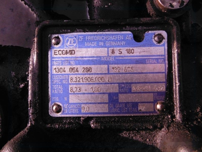 Коробка передач для Грузовиков ZF 8S180 retarder: фото 7 Коробка передач для Грузовиков ZF 8S180 retarder: фото 7