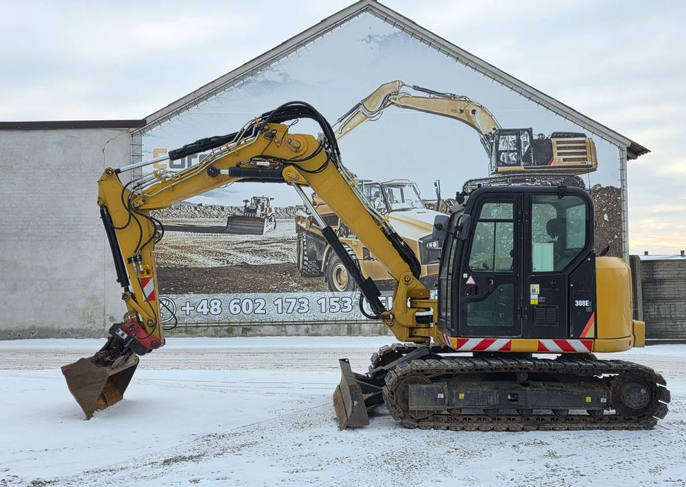 Caterpillar 308E2CR, 2016 ROK, 4455 MTH, 3x łamane ramię, KLIMA - Гусеничный экскаватор: фото 2 Caterpillar 308E2CR, 2016 ROK, 4455 MTH, 3x łamane ramię, KLIMA - Гусеничный экскаватор: фото 2