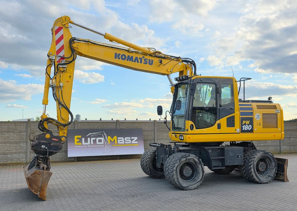 Komatsu PW 180-10, 2017 ROK, 6000 MTH, OIL QUICK - Колёсный экскаватор: фото 1 Komatsu PW 180-10, 2017 ROK, 6000 MTH, OIL QUICK - Колёсный экскаватор: фото 1