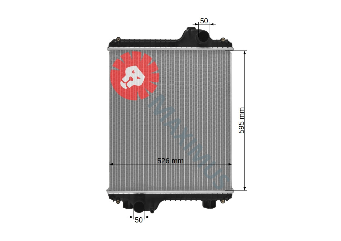 CASE NEW HOLLAND MXM140 , MXM155 , TM140 , TM155 - Радиатор для Тракторов: фото 2 CASE NEW HOLLAND MXM140 , MXM155 , TM140 , TM155 - Радиатор для Тракторов: фото 2