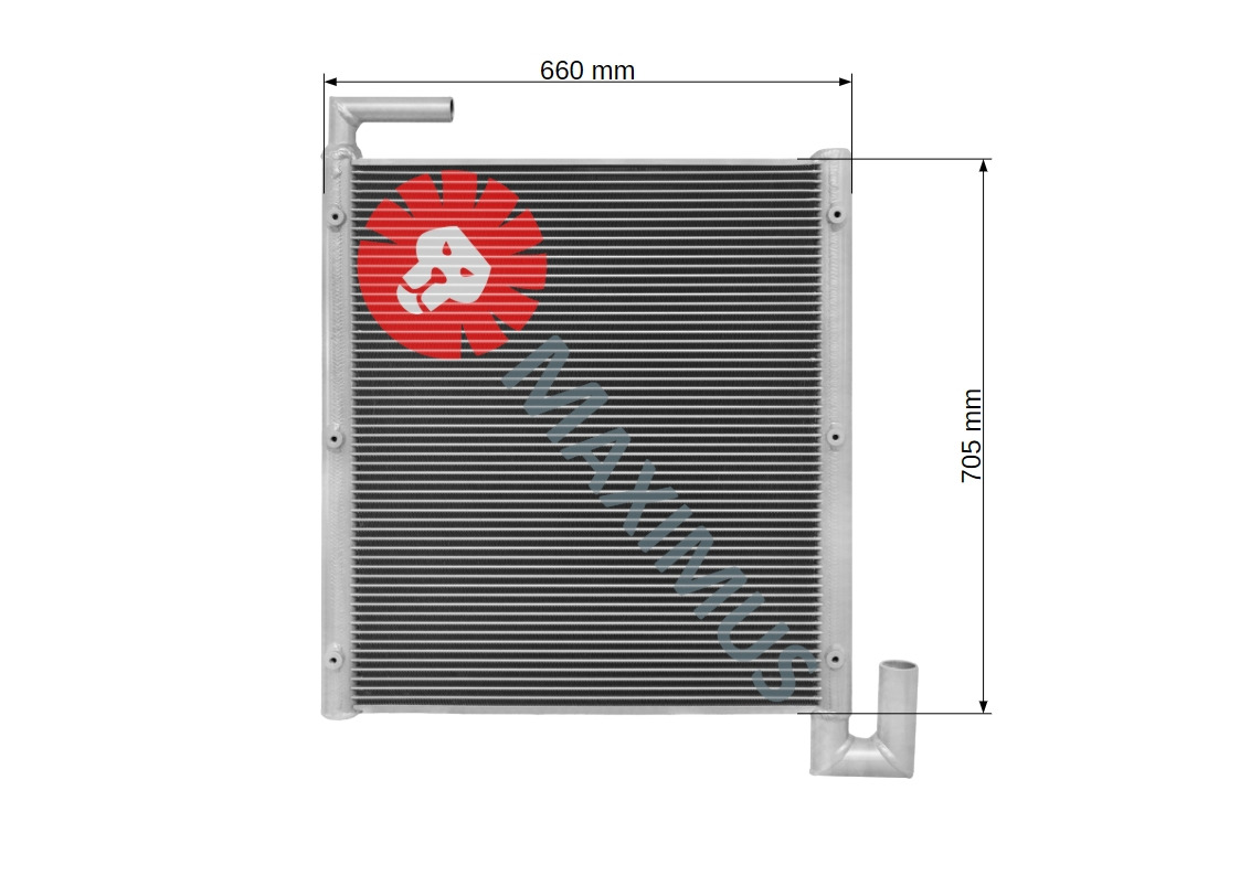 HITACHI EX100 - Масляный радиатор для Экскаваторов: фото 3 HITACHI EX100 - Масляный радиатор для Экскаваторов: фото 3