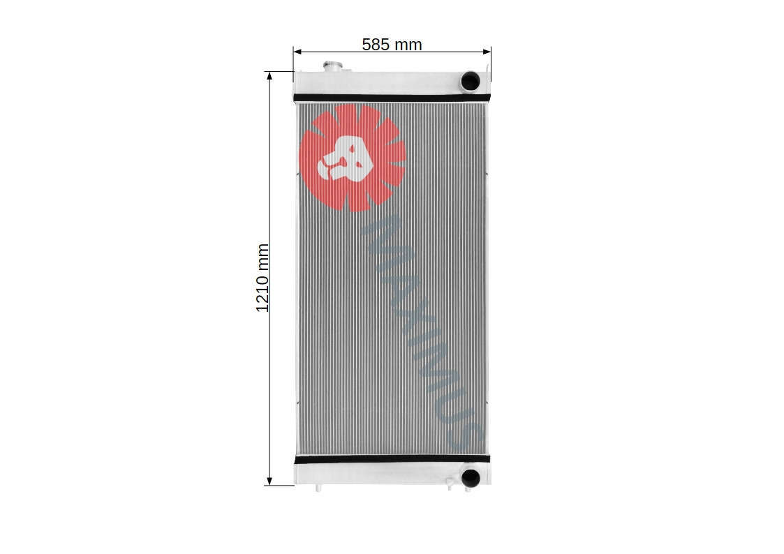 HITACHI ZAXIS450 - Радиатор для Экскаваторов: фото 3 HITACHI ZAXIS450 - Радиатор для Экскаваторов: фото 3