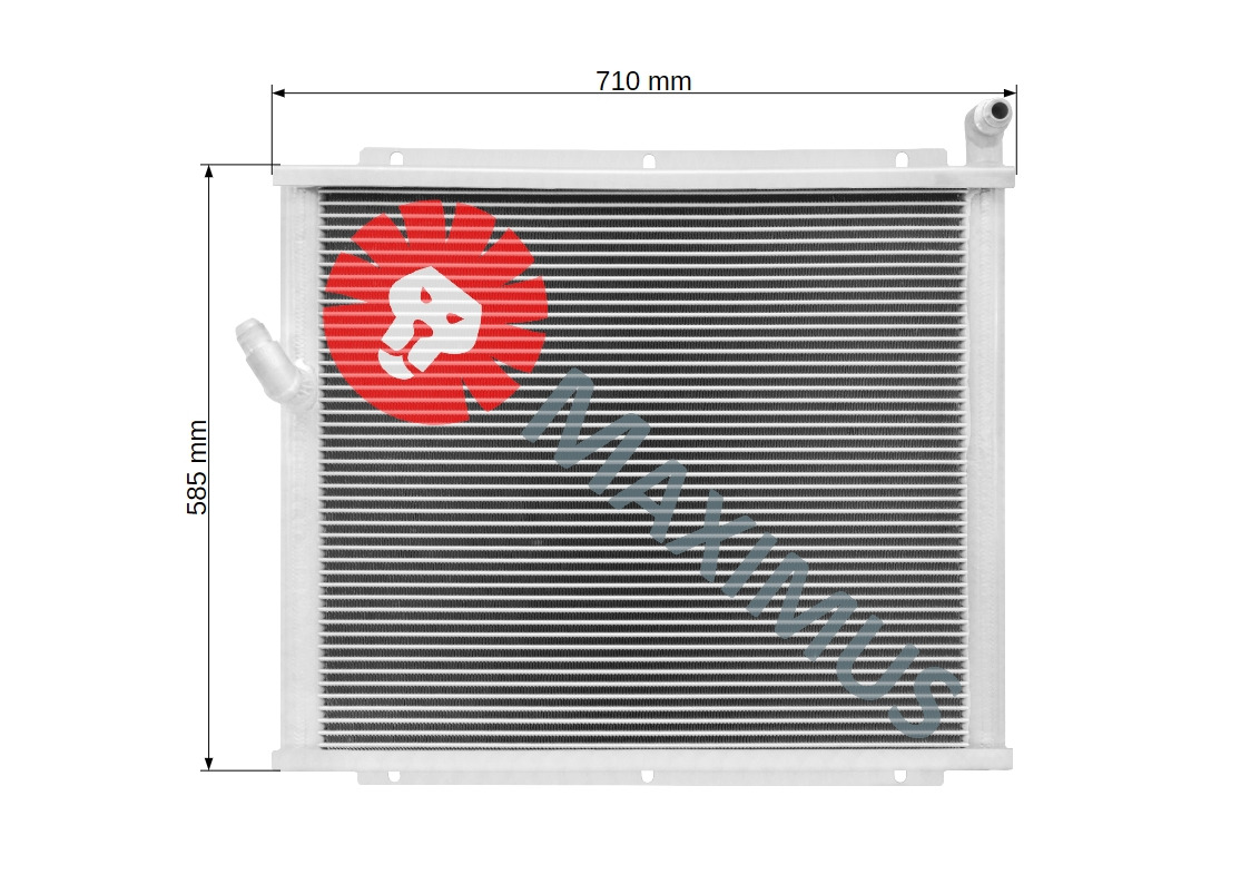 KOMATSU PC100 PC120 - Масляный радиатор для Экскаваторов: фото 3 KOMATSU PC100 PC120 - Масляный радиатор для Экскаваторов: фото 3