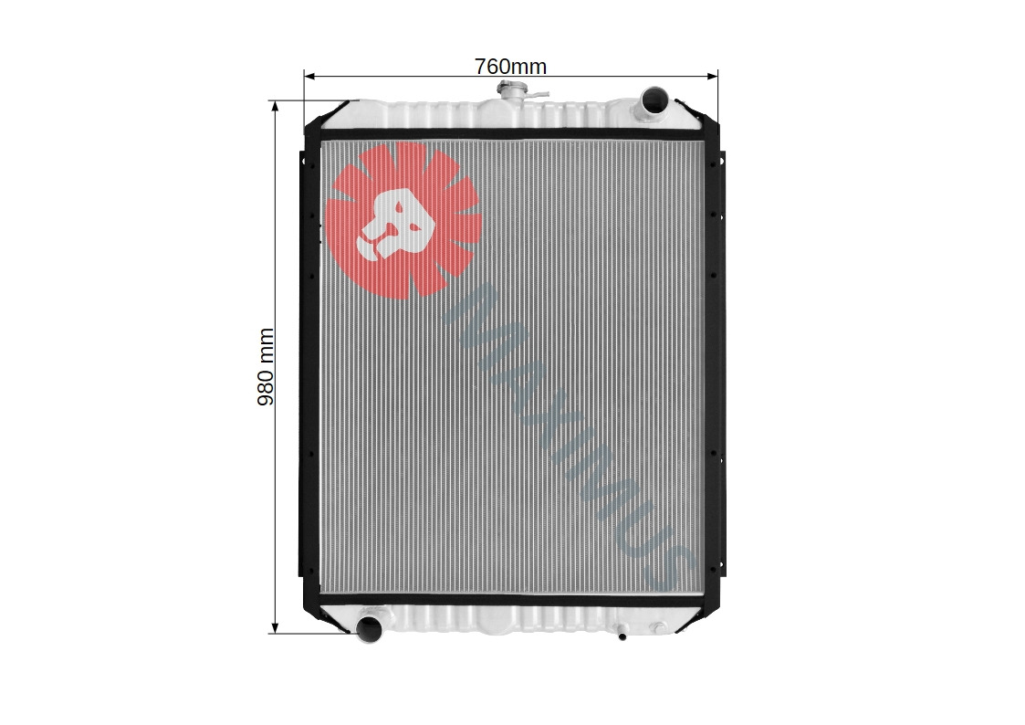 KOMATSU PC200 PC210 - Радиатор для Экскаваторов: фото 3 KOMATSU PC200 PC210 - Радиатор для Экскаваторов: фото 3