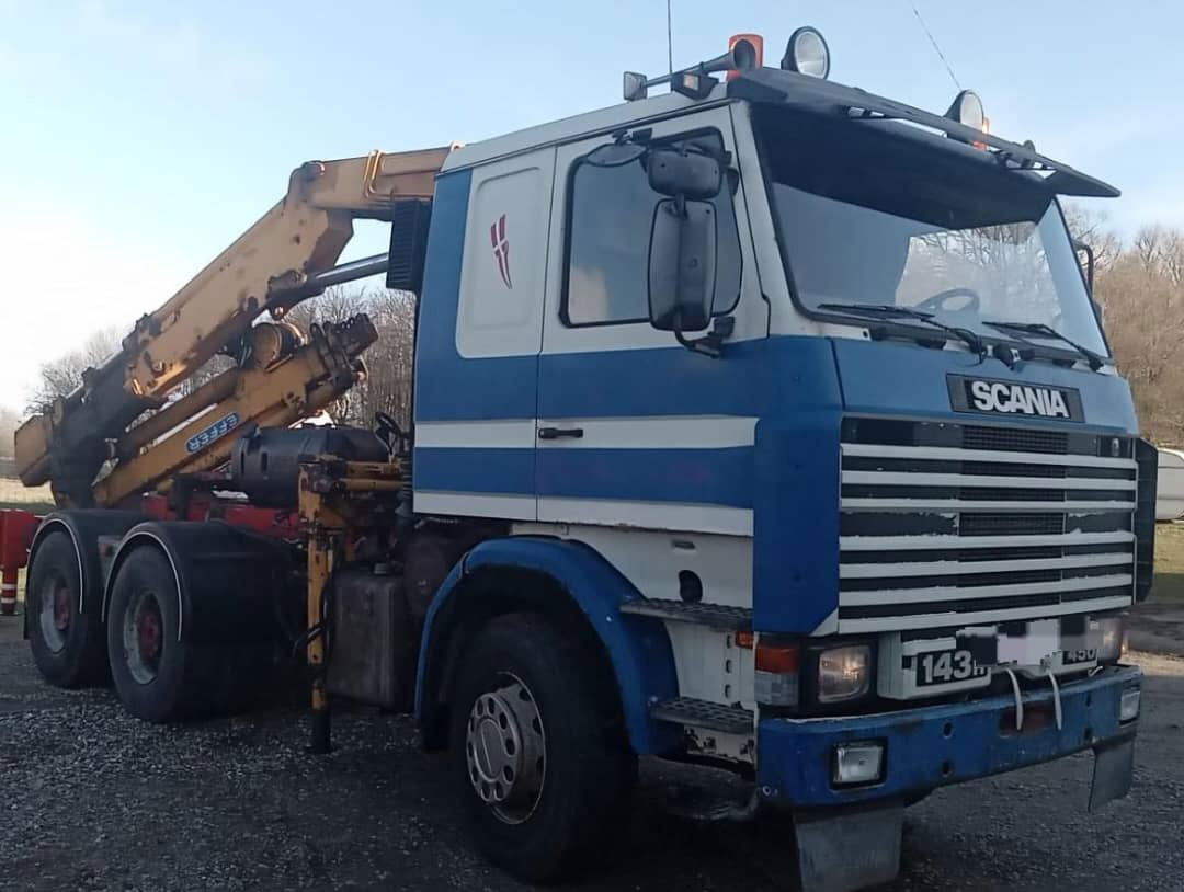 Scania R143-450 V8 Tractor unit with crane - Тягач: фото 3 Scania R143-450 V8 Tractor unit with crane - Тягач: фото 3