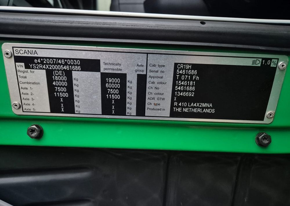 Тягач Scania R410: фото 38