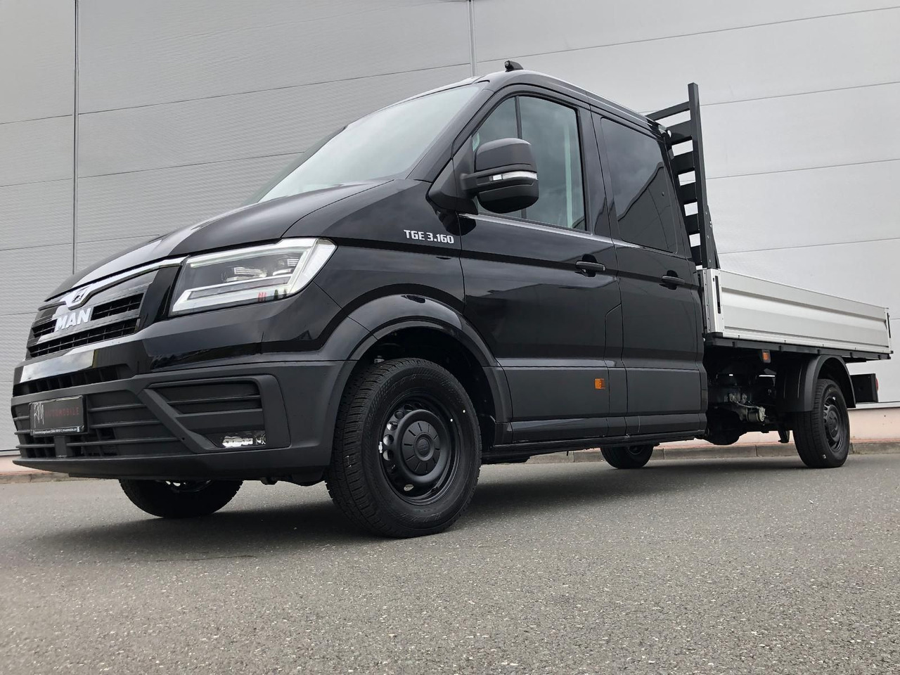 Малотоннажный бортовой грузовик, Грузопассажирский фургон MAN TGE 3.160 Pritsche DOKA LR HECK AHK 3.5t ACC NAV: фото 9