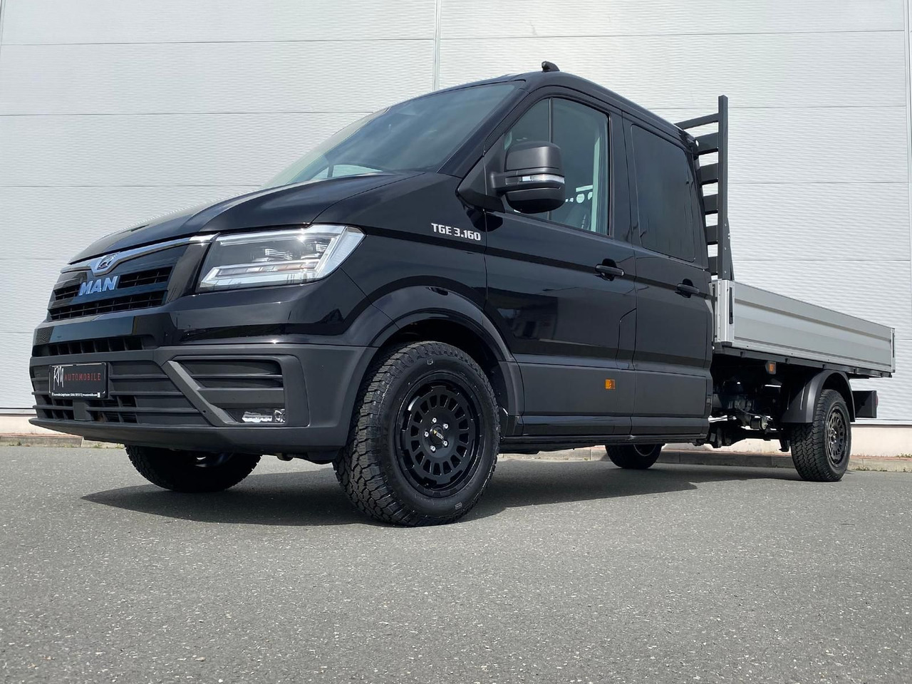 Малотоннажный бортовой грузовик, Грузопассажирский фургон MAN TGE 3.160 Pritsche DOKA LR HECK AHK 3.5t ACC NAV: фото 8