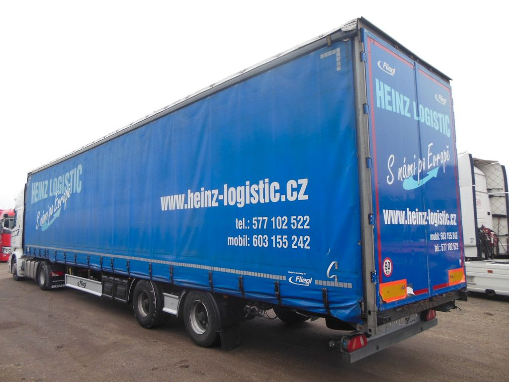 Fliegl SZS 320, LOWDECK, 2 ACHSE!!!, NUTZLAST 25.500 KG - Тентованный полуприцеп: фото 1 Fliegl SZS 320, LOWDECK, 2 ACHSE!!!, NUTZLAST 25.500 KG - Тентованный полуприцеп: фото 1