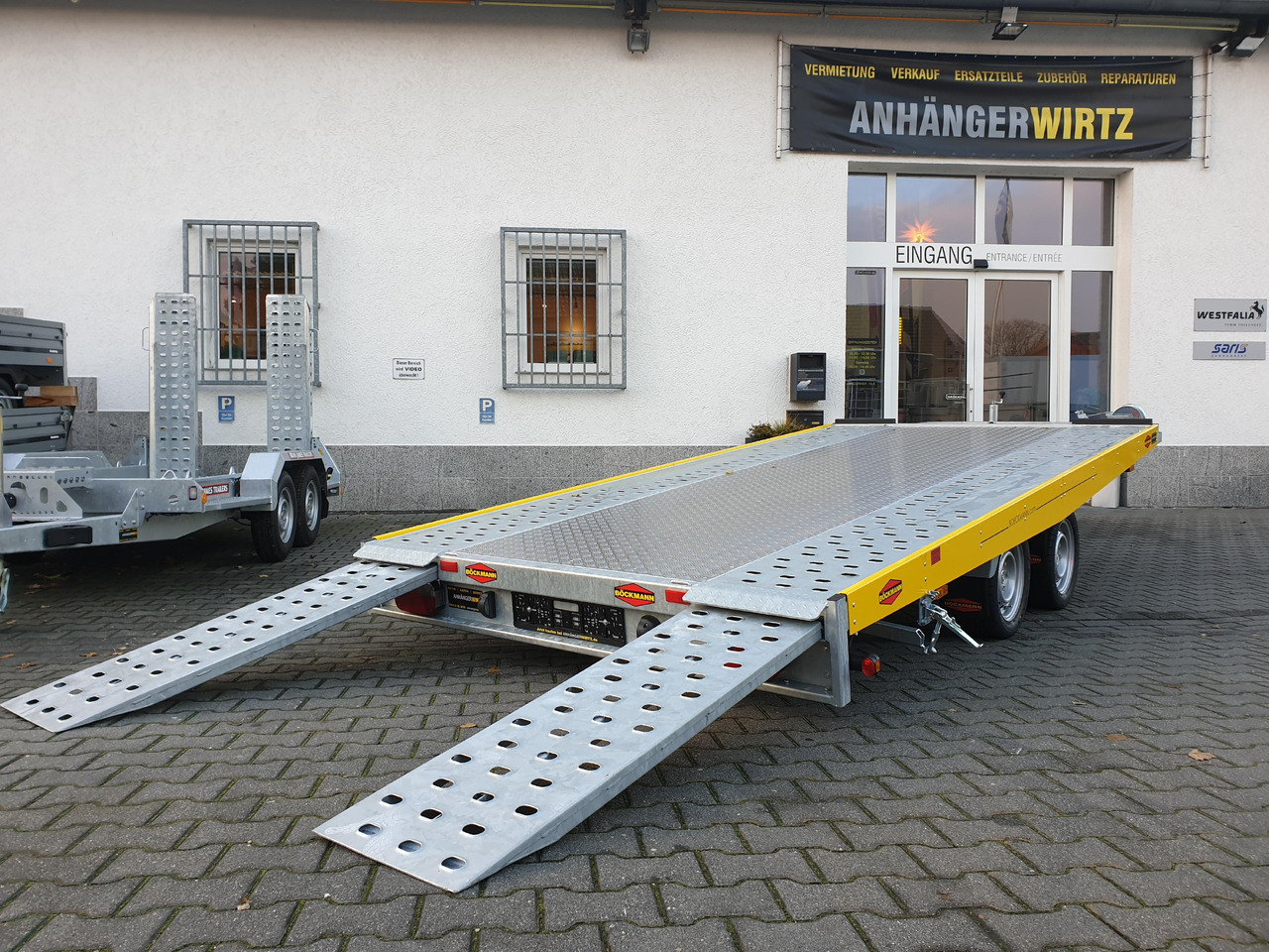 Böckmann AH 4320/35 430x208cm easyload ankipbar Aluboden 3500kg - Прицеп-автовоз: фото 1 Böckmann AH 4320/35 430x208cm easyload ankipbar Aluboden 3500kg - Прицеп-автовоз: фото 1
