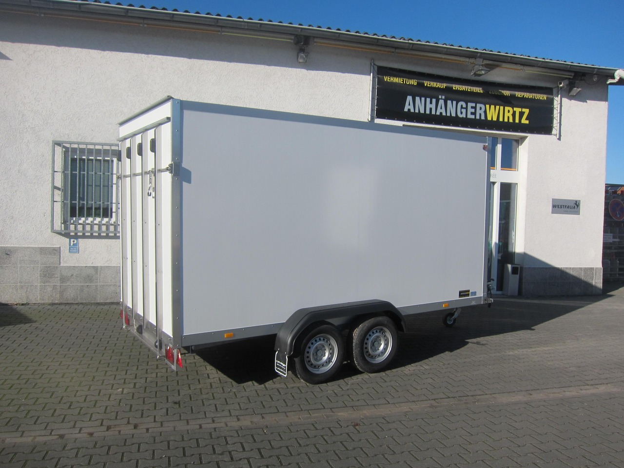 WM Meyer Koffer AZ 2740/185 S35 + Heckrampe 401x185x205cm (XL) 2700kg Januar Aktion Modell 2024 - Прицеп-фургон: фото 4 WM Meyer Koffer AZ 2740/185 S35 + Heckrampe 401x185x205cm (XL) 2700kg Januar Aktion Modell 2024 - Прицеп-фургон: фото 4