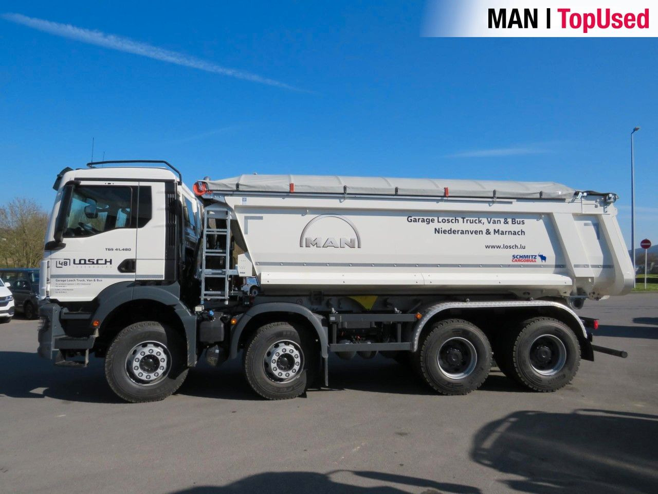 MAN TGS 41.480 8x4 BB CH Schmitz Muldenkipper - Портальный бункеровоз: фото 2 MAN TGS 41.480 8x4 BB CH Schmitz Muldenkipper - Портальный бункеровоз: фото 2