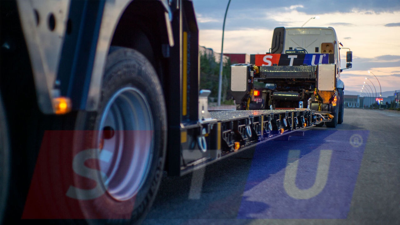 Новый Низкорамный полуприцеп STU 2 Axle Extendable Low Loader: фото 27