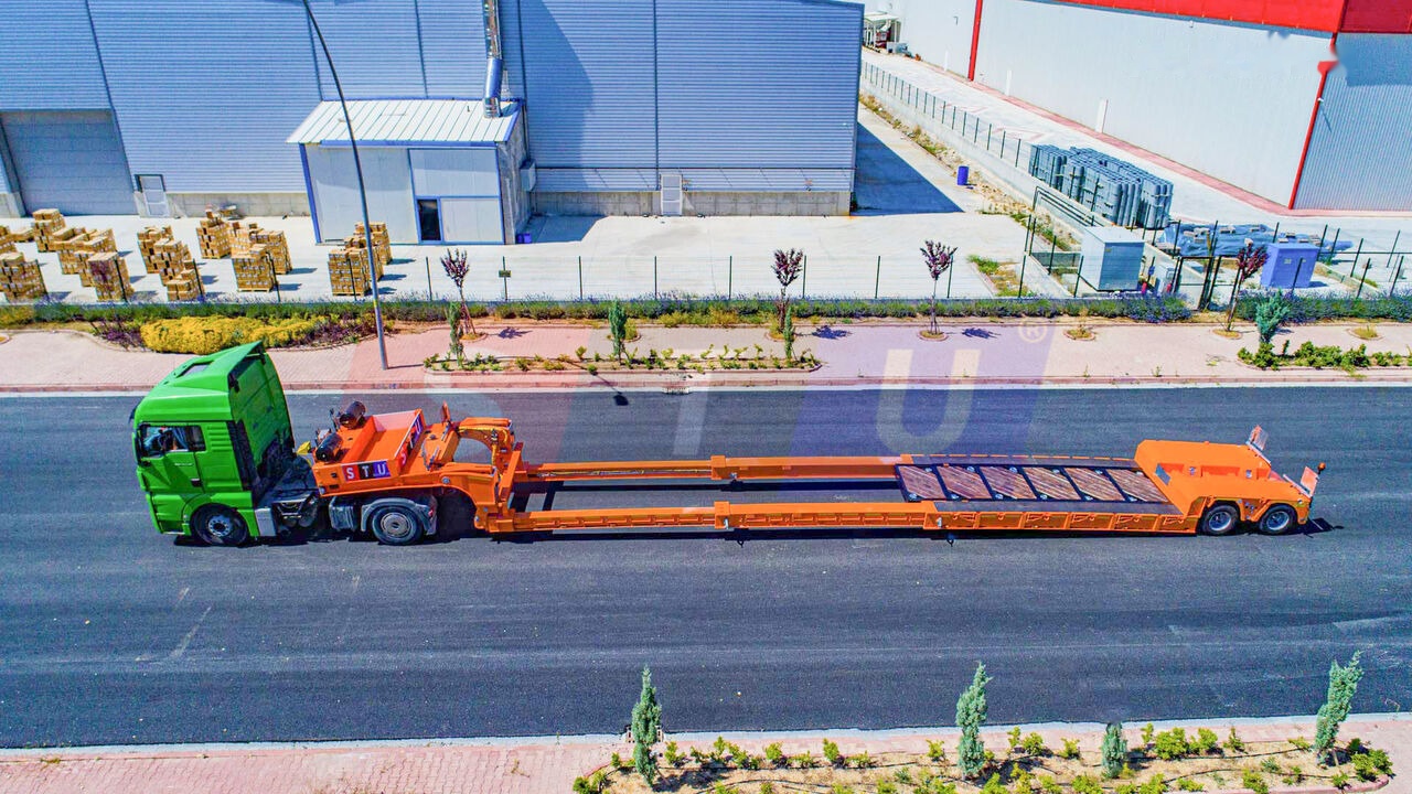Новый Низкорамный полуприцеп STU 2 Axle Extendable Low Loader: фото 13