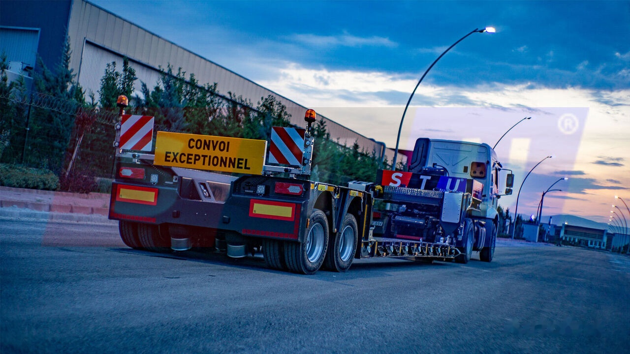 Новый Низкорамный полуприцеп STU 2 Axle Extendable Low Loader: фото 21