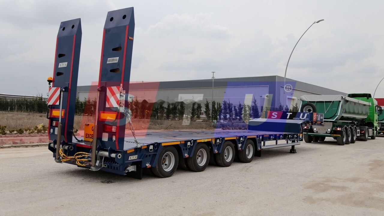 Новый Низкорамный полуприцеп STU 4 Axle Extendable Lowbed Trailer: фото 22 Новый Низкорамный полуприцеп STU 4 Axle Extendable Lowbed Trailer: фото 22