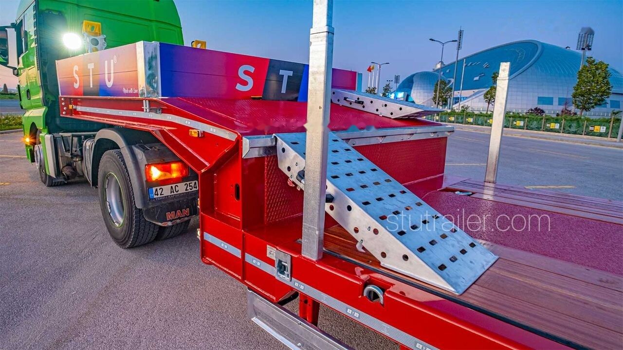 Новый Низкорамный полуприцеп STU 4 Axle Extendable Lowbed Trailer: фото 17 Новый Низкорамный полуприцеп STU 4 Axle Extendable Lowbed Trailer: фото 17