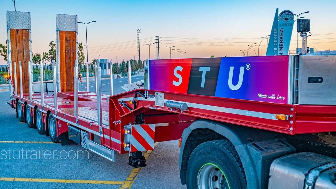 Новый Низкорамный полуприцеп STU 4 Axle Extendable Lowbed Trailer: фото 16 Новый Низкорамный полуприцеп STU 4 Axle Extendable Lowbed Trailer: фото 16