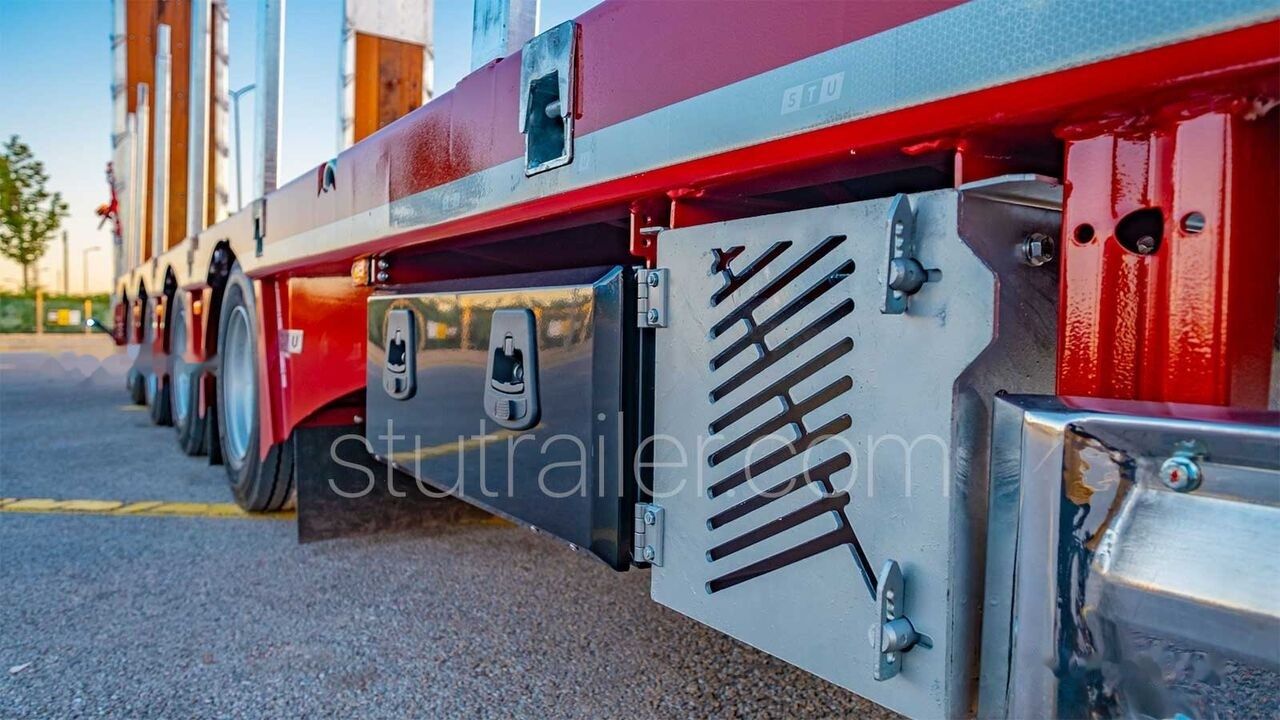 Новый Низкорамный полуприцеп STU 4 Axle Extendable Lowbed Trailer: фото 10 Новый Низкорамный полуприцеп STU 4 Axle Extendable Lowbed Trailer: фото 10
