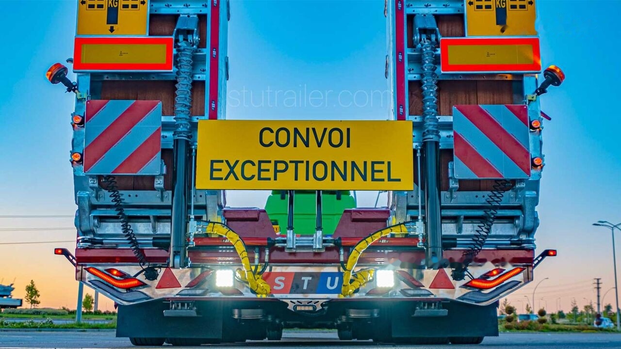 STU 4 Axle Extendable Lowbed Trailer лизинг STU 4 Axle Extendable Lowbed Trailer: фото 12