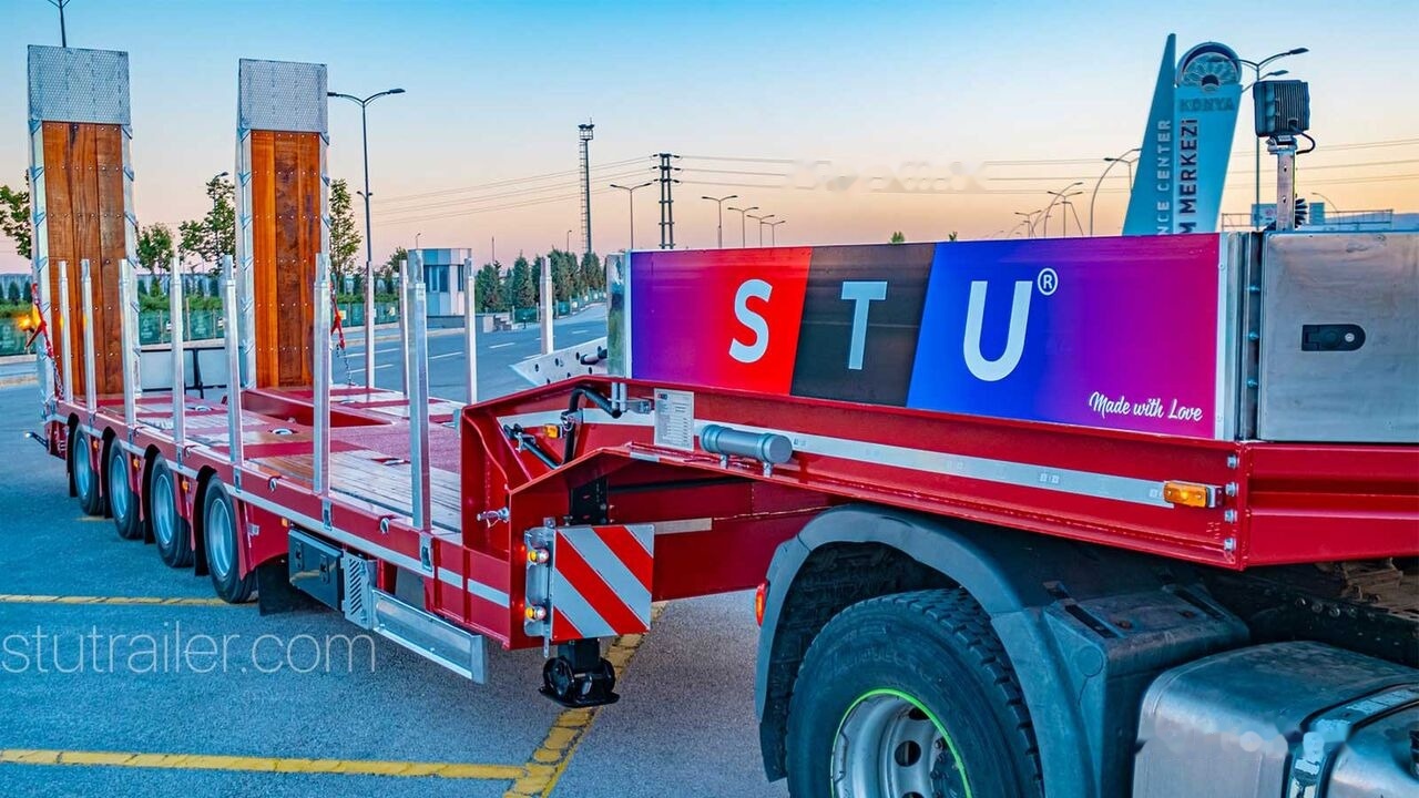 STU 4 Axle Extendable Lowbed Trailer лизинг STU 4 Axle Extendable Lowbed Trailer: фото 16