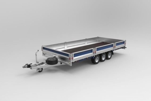 Новый Прицеп для легкового автомобиля Brian James Cargo Connect Universalanhänger mit Hochplane 476-5522-35-3-10, 5500 x 2290 x 300 mm, 3,5 to., 10 Zoll: фото 7
