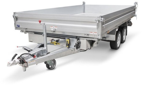 Новый Самосвальный прицеп Humbaur 3-Seitenkipper HTK 3500.41 Alu, 4100 x 2100 x 350 mm, 3,5 to.: фото 6