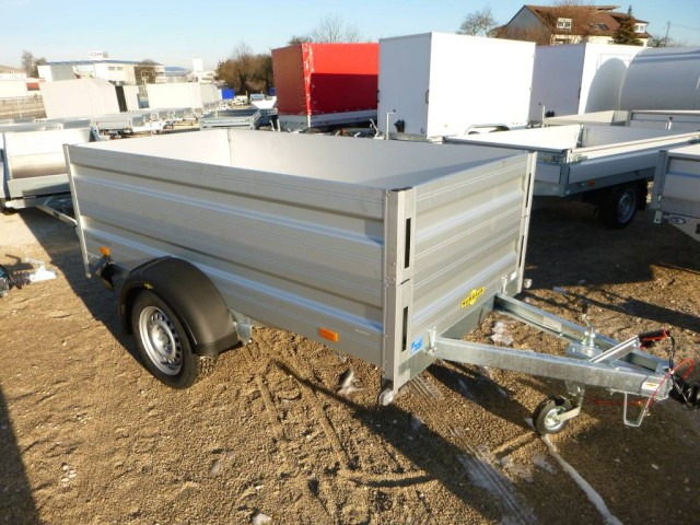 Humbaur HA 132513 mit KV und Bordwandaufsatz, 100 km/h 1300 kg, 2510 x 1310 x 350mm - Прицеп для легкового автомобиля: фото 1 Humbaur HA 132513 mit KV und Bordwandaufsatz, 100 km/h 1300 kg, 2510 x 1310 x 350mm - Прицеп для легкового автомобиля: фото 1