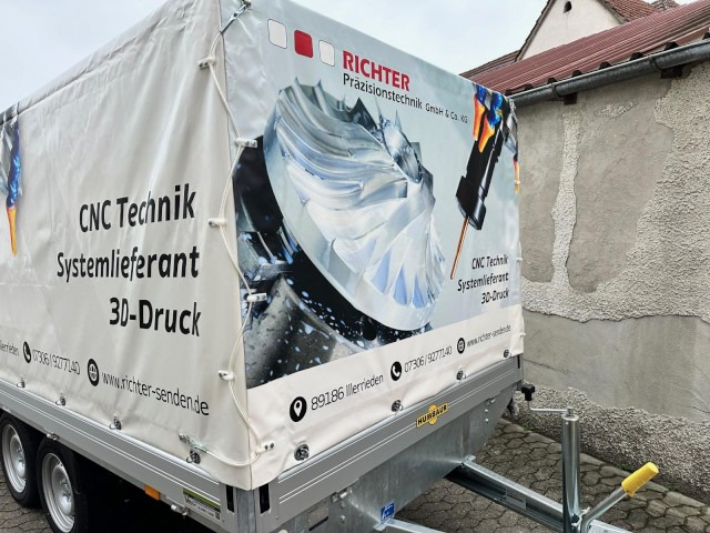 Humbaur HT 253118 Hochlader 2,5 to. mit Hochplane 200 cm, Digitaldruck - Прицеп для легкового автомобиля: фото 2 Humbaur HT 253118 Hochlader 2,5 to. mit Hochplane 200 cm, Digitaldruck - Прицеп для легкового автомобиля: фото 2